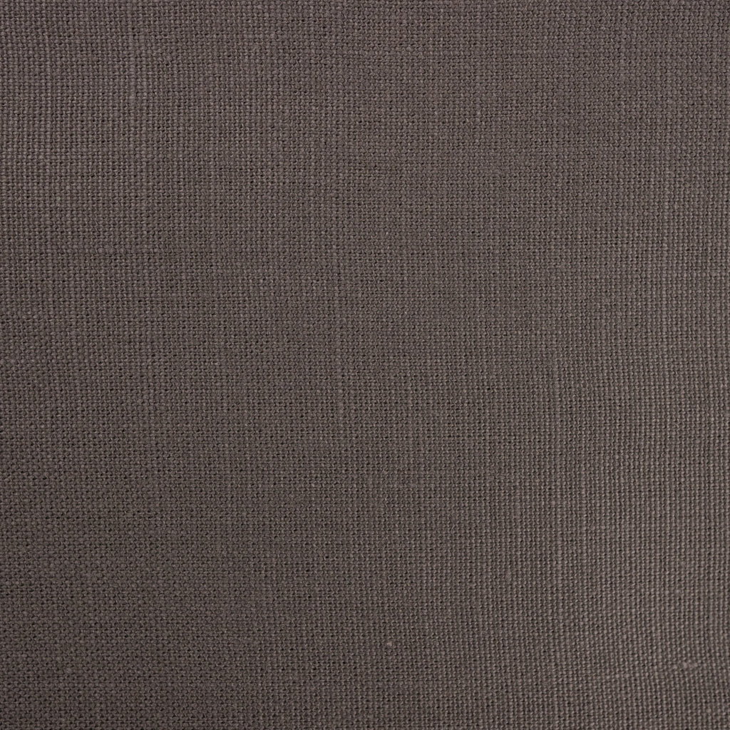 _300 | clay smoke - ann rees: A luxurious warm gray linen fabric with an elegant shimmer, perfect for adding a touch of sophistication to your living space.