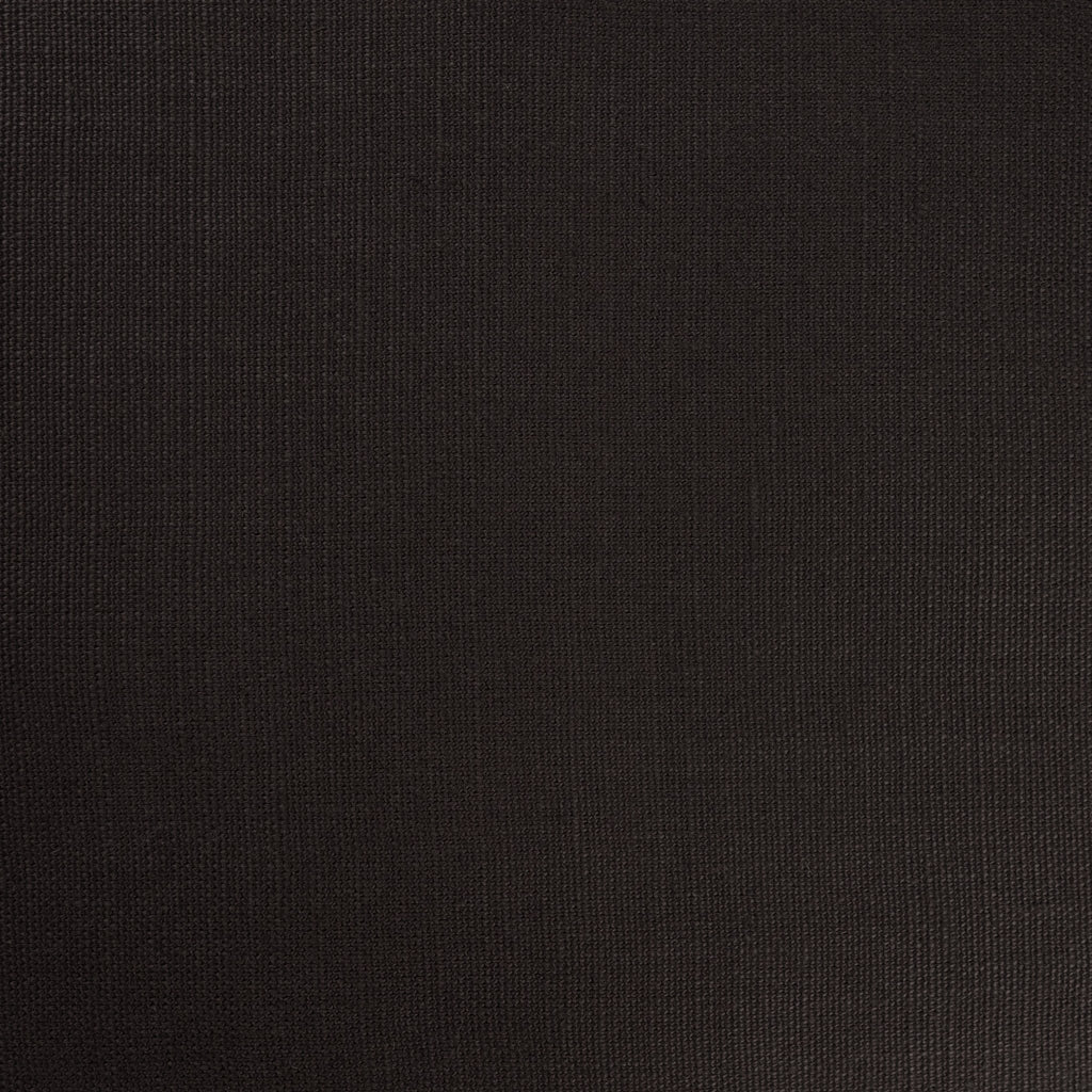 _300 | clay sigaro - ann rees: A luxurious almost-black linen fabric with a hint of brown and an elegant shimmer, perfect for adding depth and sophistication to your living space.
